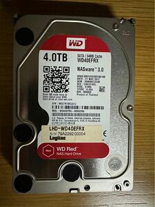 【使用時間694時間】ウエスタンデジタル HDD 4TB WD Red NAS RAID