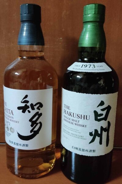 SUNTORY 白州、知多 箱無し2本セット