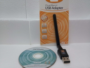 600Mbs 無線LAN子機 USB2.0 WIFI アダプタ_中古品×1台_B
