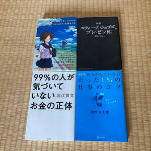 ビジネス書 まとめ売り4冊 ドラッカーのマネジメント スティーブ・ジョブズ 99%の人 堀江貴文 河野英太郎 書込みなし