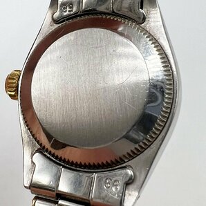 【稼働品】ROLEX 6619 オイスター パーペチュアル＜腕時計＞ロレックス 機械式 自動巻き レディース コンビ フルーテッドベゼルの画像7