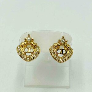 Dior earrings < accessory > Dior rhinestone plating Gold lady's brand fashion stud earrings 