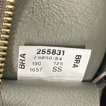 FURLA トートバッグ＜バッグ＞フルラ レディース ブランド レザー グレー系 ゴールド金具 A4収納可 ファスナー開閉式 内側ポケットあり_画像10