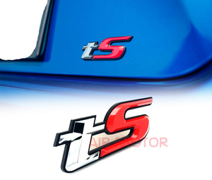  Subaru tS эмблема серебряный + красный * WRX S4 WRX Sti BRZ Forester Impreza XV Legacy Levorg Exiga 