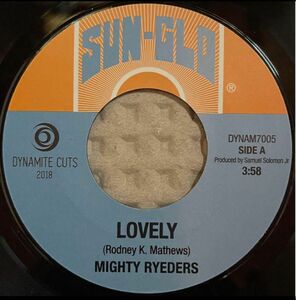 新品 未聴盤 MIGHTY RYEDERS LOVELY 45 7インチ