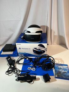 【#yk】【美品】SONY PlayStation VR ヘッドセット Camera PSVR PlayStationVR ソニー プレイステーションVR 