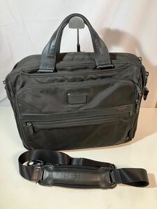 【#kk】TUMI ビジネスバッグ ハンドバッグ ショルダーバッグ2way ブラック トゥミ 黒 26132D2