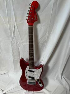 【#sk】【美品】【ソフトケース付き】フェンダー MUSTANG エレキギター 弦楽器 赤　RED