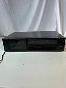 【#tn】【通電○】SONY カセットデッキ TC-K555ES オーディオ機器 ソニー テープコーダー ブラック