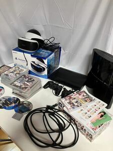 【SONYまとめ】SONY PlayStation PSVR PS3 CECH-4000B PSP ソニー プレイステーションVR ゲーム ヘッドセット 他カセット多数