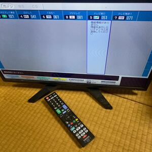 薄型液晶テレビ B-CASカード付 ORION BN-24DT10H RC-001 リモコン付き　2017年製