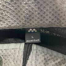 mont-bell モンベル クリマプラス アウトドア 胸ポケット ジップアップフリースジャケット メンズ 黒 ブラック サイズL*NC392_画像5