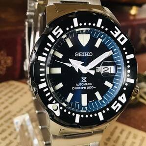 ■カッコイイ！美品■SEIKO【セイコー】PROSPEX/プロスペックス/ダイバーズウォッチ/メンズ腕時計/機械式自動巻き/ブラック/黒の画像2