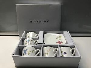 GIVENCHY ティーセット コーヒーカップ 洋食器 花柄 ジバンシー