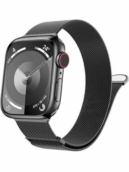 コンパチブル Apple Watch バンド ステンレス留め金製 工具不要 アップルウォッチバンド 42mm 44mm 45mm 49mm マグネットクラスプ