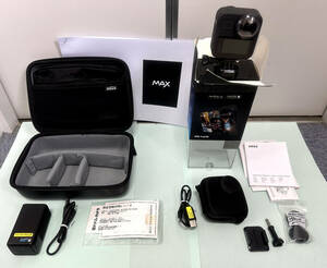 GoPro MAX 360度アクションカメラ　CHDHZ-201-FW MAX（正規代理店購入品）ケース・スーパーチャージャーセット