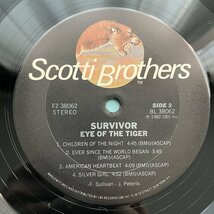 ☆美盤 SURVIVOR / EYE OF THE TIGER/SCOTTI BROS. FZ38062【US盤】 LP レコード アナログ盤 10339F3YK4_画像4