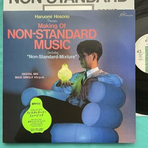 ☆美盤 見本盤 本付き 細野晴臣 Non Standard Music / 12inch and Book 16NS-1001【日本盤】 LP レコード アナログ盤 10379F3YK4