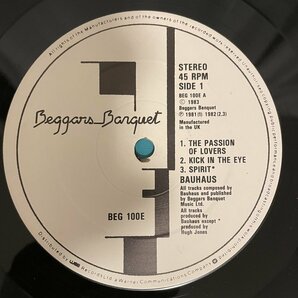 ☆美盤 バウハウス Bauhaus / The Singles 1981-1983 Beggars Banquet BEG 100E【UK盤】 LP レコード アナログ盤 10409F3YK4の画像3