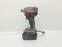 難あり品 makita Tマキタ TD172D レッド 本体とバッテリー付き_画像1