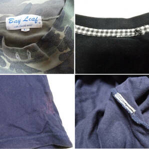 SIW856 メンズ 半袖 Tシャツ 6着セット 普段着 作業着用 Hanes／ Calvin Klein Jeans／ native american／ bay leafの画像8