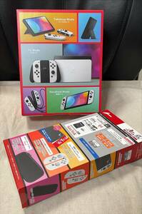 任天堂 Nintendo Nintendo Switch （有機ELモデル）/CYBER/アクセサリーSDセット/2点/新品/未開封品