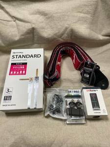 ギター用品/STANDARD ケーブル/ストラップ/他/おまとめ/未使用品