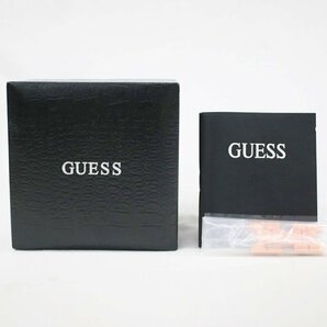 ◎ 中古美品 GUESS ゲス 腕時計 クロノグラフ オレンジ×ブラック メンズ レディース 箱付きの画像10