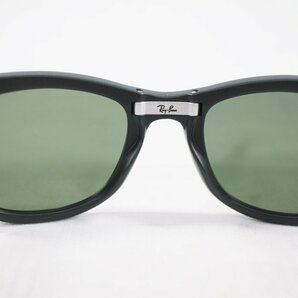 ◎ 中古美品 Ray Ban レイバン RB4105 50ロ22 140 FORDING WAYFARER 折り畳み ブラック メンズ サングラス 眼鏡 ケース付きの画像3