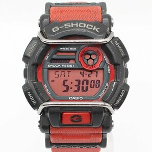 カシオ Gショック GD 400 腕時計 デジタル レッド 赤 メンズ G-SHOCK CASIO z24-1277 中古品 z_wの画像1