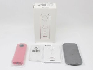 1 иен [ не использовался ] Ricoh THETA SC2 розовый R03030si-ta360 раз все небо лампочка камера RICOH z24-1257 z_e