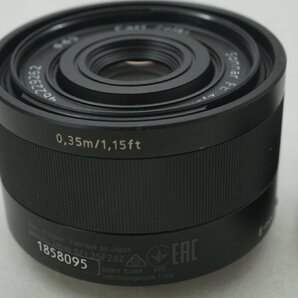 ☆【実用品】 SONY SEL35F28Z フルサイズ対応単焦点レンズ カールツァイス k_e 24-951の画像3