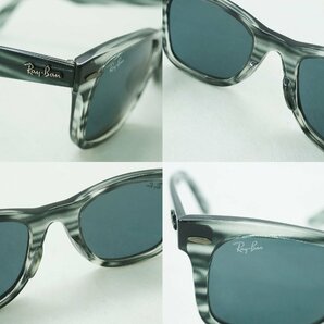 ☆【中古】RayBan レイバン WAYFARER RB4340 6432R5 50□22 サングラス ストライプブルーハバナ k_b 24-1048の画像8