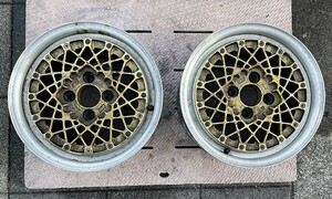 BBS　MotorSports　PCD100 6J 14インチ オフセット＋25　2本　希少