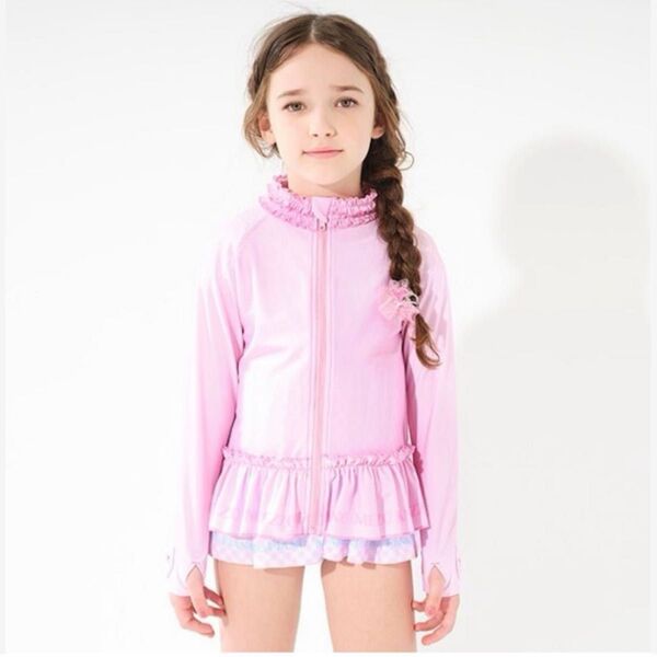 新品 メゾピアノ フリル ラッシュガード