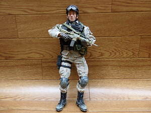  Dragon 1/6 action figure black Hawk down Delta force figure section damage have 