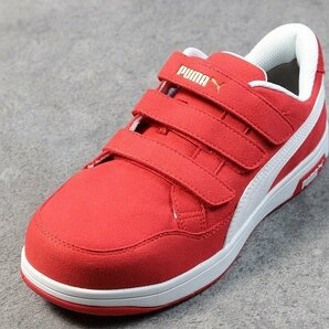 PUMA プーマ 安全靴 メンズ エアツイスト スニーカー セーフティーシューズ 靴 ブランド ベルクロ 64.204.0 レッド ロー 28.0cm / 新品の画像3