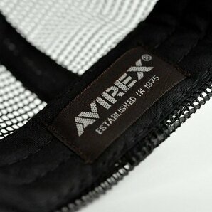 大きいサイズ メッシュキャップ メンズ AVIREX ブラックシリーズ アビレックス 帽子 17158500-80 ブラックの画像6