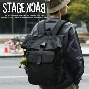  rucksack backpack daypack bag men's lady's high capacity water-repellent 7987330 black (......) new goods 1 jpy start 