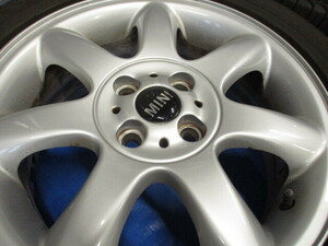 ●BMW MINI mini ミニ R56 R55 R53 R52 R50 純正 16インチ アルミ ホイール 100PCD 4H ヨコハマ 195/55R16 4本セット●