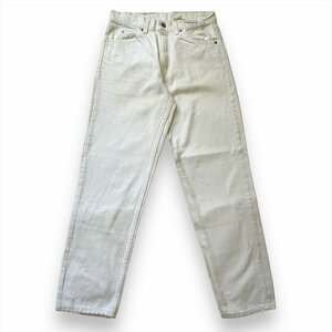 リーバイス ボトムス ホワイト LEVIS 古着 メンズ W31 L32 550 ワイドジーンズ USA製 1997年製造 515 オレンジタブ 90s