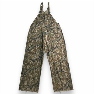 Mossy Oak モッシー オーク オーバーオール 柄物 古着 メンズ L アウトドア ハンティング リアルツリーカモ USA製