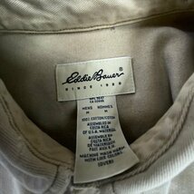 エディーバウアー シャツ 長袖 ベージュ Eddie Bauer 古着 メンズ M ボタンダウン B.D 90s 白タグ クリーニング済み_画像2