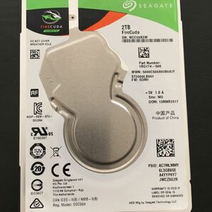 SEAGATE FireCuda HDD 2TB 2.5インチ 7mm ST2000LX001