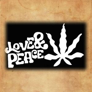 レゲエ LOVE＆Peace カッティングステッカー