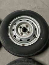 00225 ブリジストン K370 タイヤ ホイール　4本セット　145/80R12 20年07週　DAIHATSU アトレー　S220G 純正_画像4