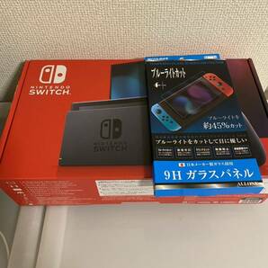 Nintendo Switch HAC-001任天堂 スイッチ ニンテンドースイッチ ブルーライトカットガラスパネル付の画像1