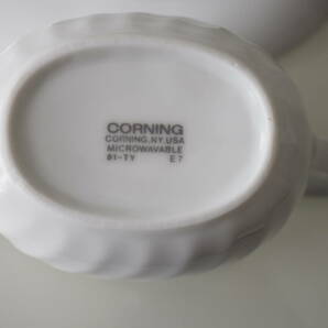 【CORNING】コーニング社 ソースポット＆ソーサー グレイビーソースの画像8