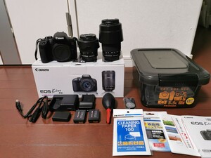 CANON EOSkiss X9i 一眼レフ　ダブルズームキット　中古品