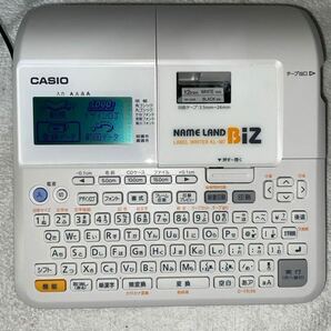 極美品♪カシオ CASIO ネームランド Biz ラベルライター ラベルプリンター JIS配列 オートカッター ハーフカット機能 KL-M7 の画像1